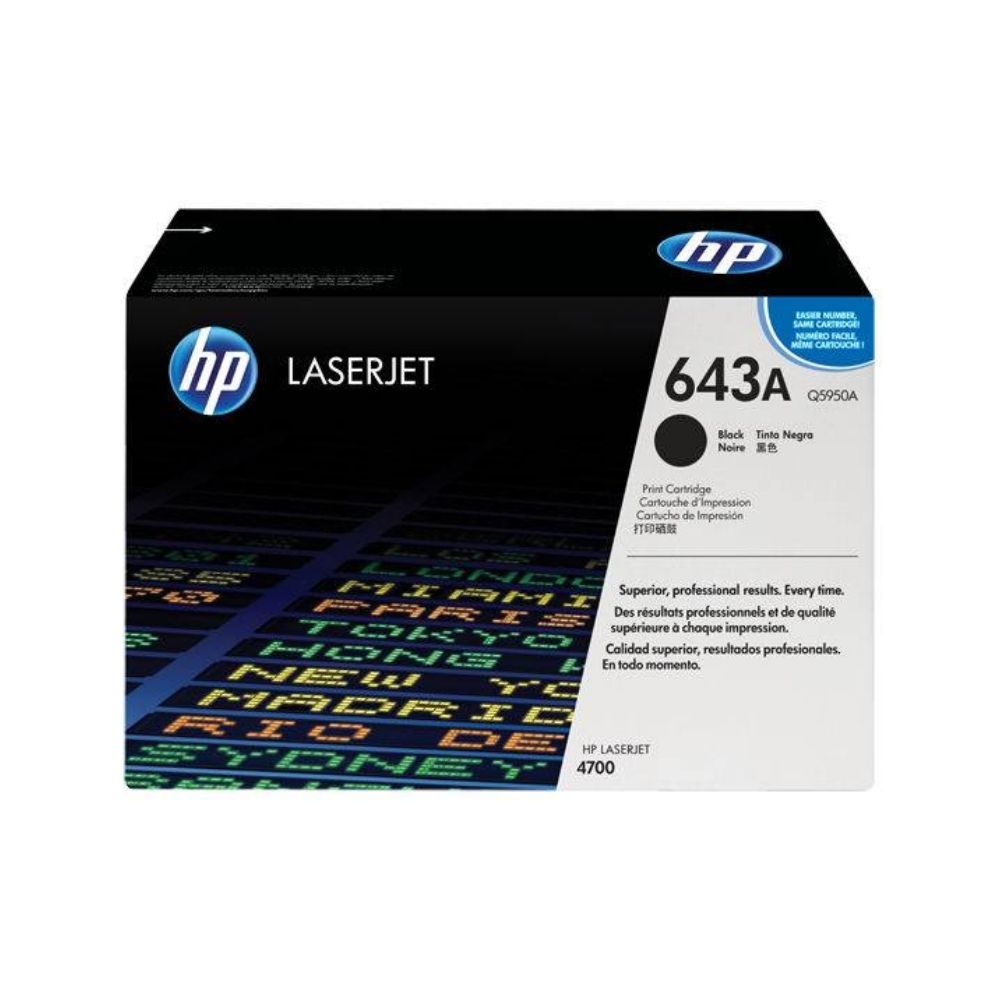Toner Hp Laserjet 643A Black - Q5950A