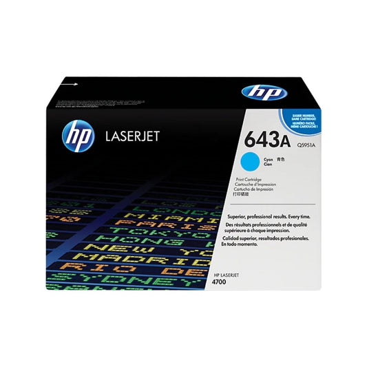 Toner Hp Laserjet 643A Cyan - Q5951A