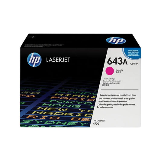 Toner Hp Laserjet 643A Magenta - Q5953A