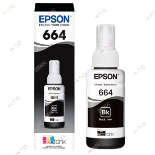 Tinta Epson 664 Black - T664120 BLACK