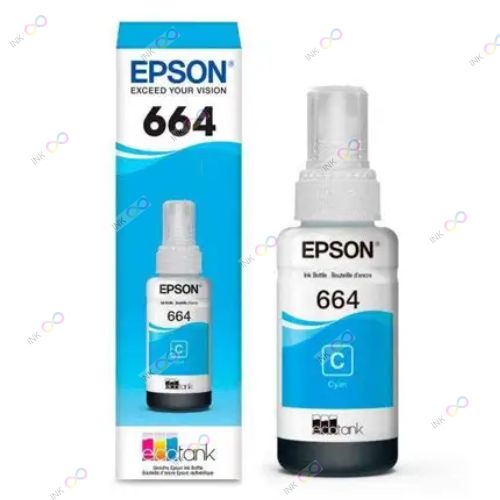 Tinta Epson 664 Cyan - T664220 CYAN