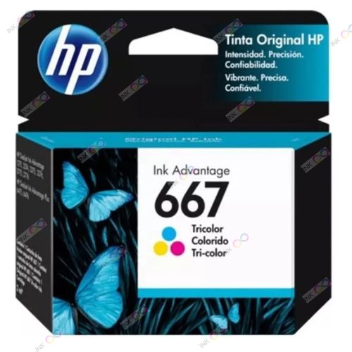 TINTA HP 667 TRICOLOR / 3YM78AL