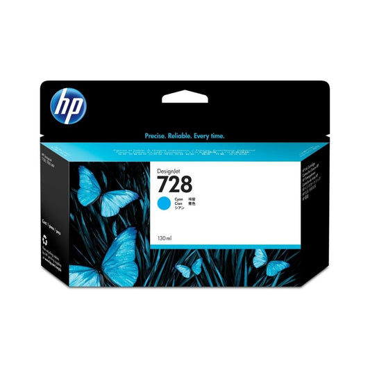 Tinta Hp Laserjet 728 Cyan - F9J67A 130ml