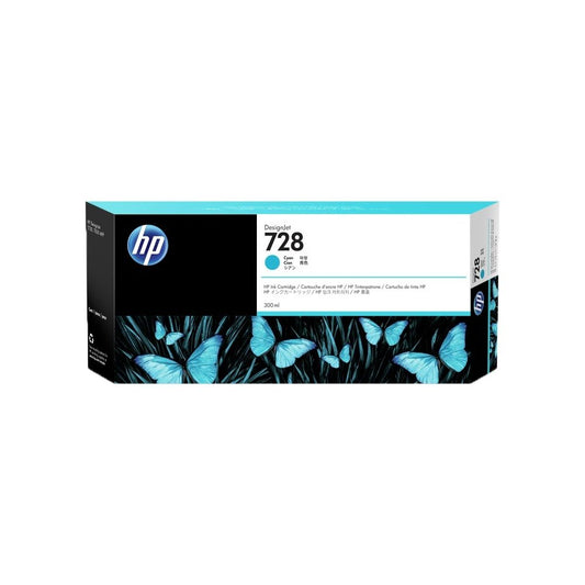 Tinta Hp Laserjet 728 300ML Cyan - F9K17A