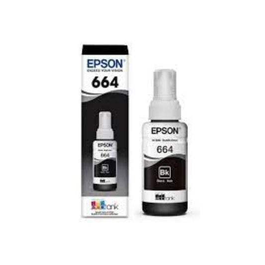 Tinta Epson 664 Black - T664120 BLACK